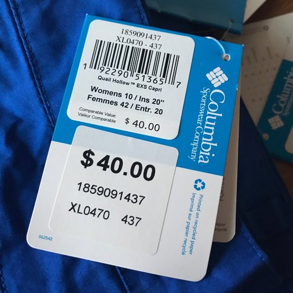 Columbia Women’s Quail Hollow™ EXS Blue Capri Pant - Picture 10 of 13